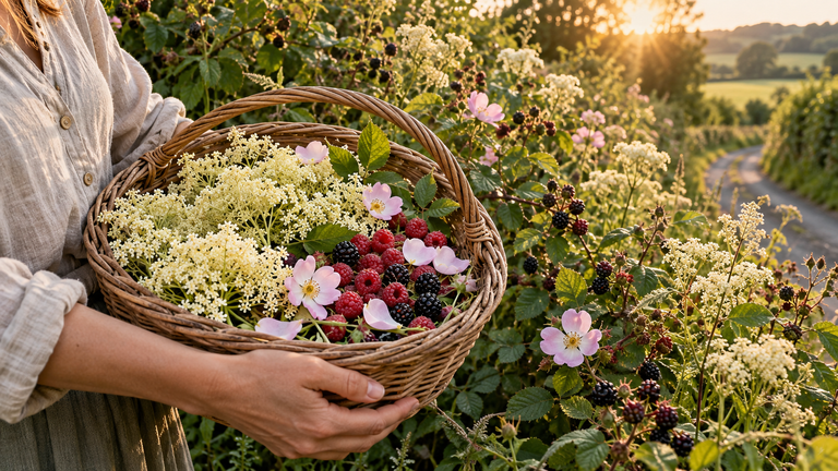 Foraging in Summer: Berries, Flowers, and Leaves to Harvest